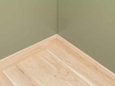 Plinthes Chêne A/B 20x70 non traité 1,5-2,5m Profil Hamburger Altdeutsch Altberliner